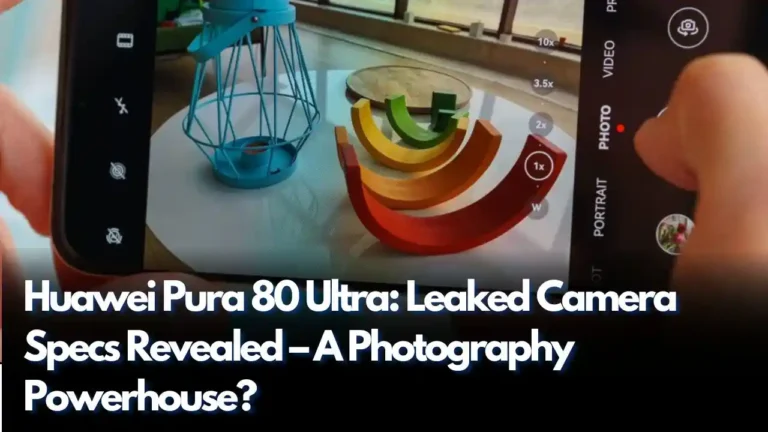 Huawei Pura 80 Ultra Leaked Camera Specs Revealed – A Photography Powerhouse